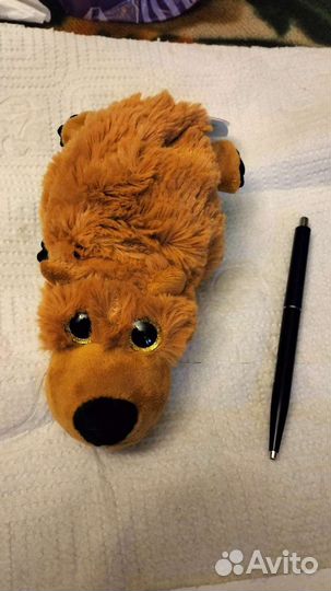 Детская мягкая игрушка- перевёртыш Мишка-крокодил