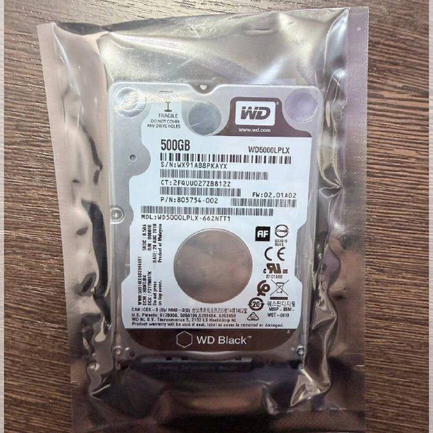 [WD5000LPLX] Жесткий Диск Wd Black 500 Gb ()