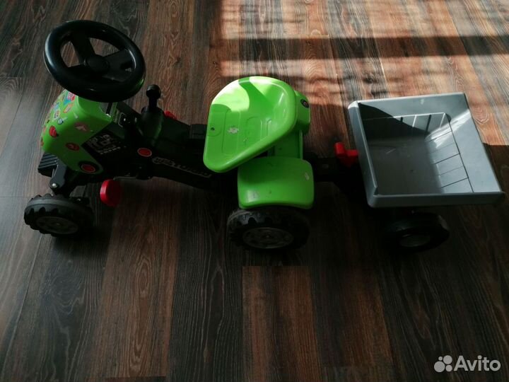 Мини трактор бу с прицепом