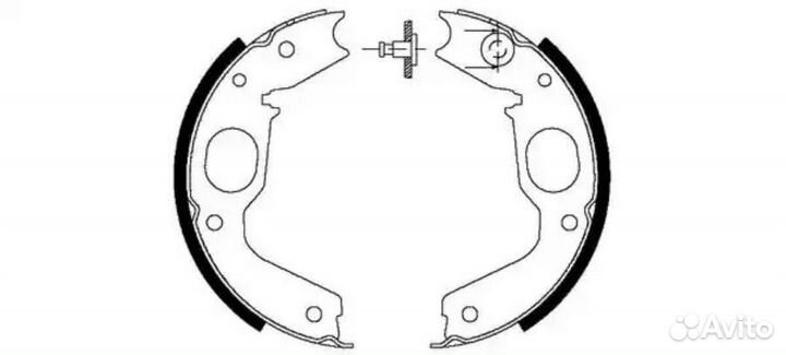 Textar 91056900 Колодки тормозные барабанные ручно