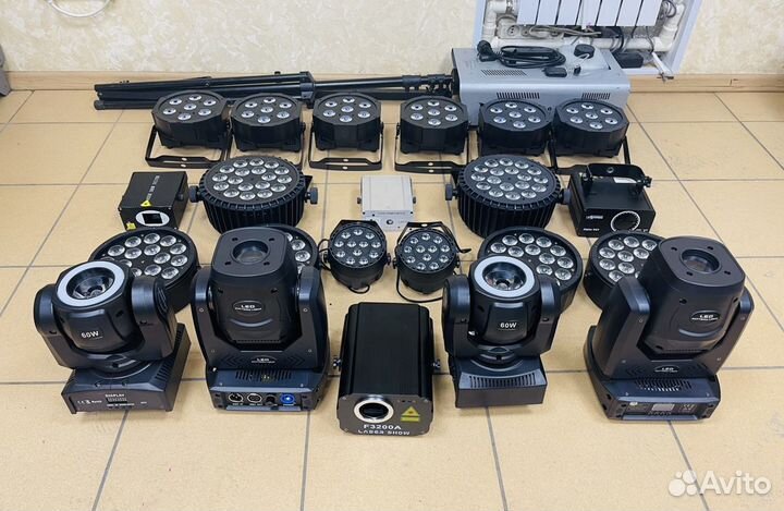 Колонки в аренду и светомузыка