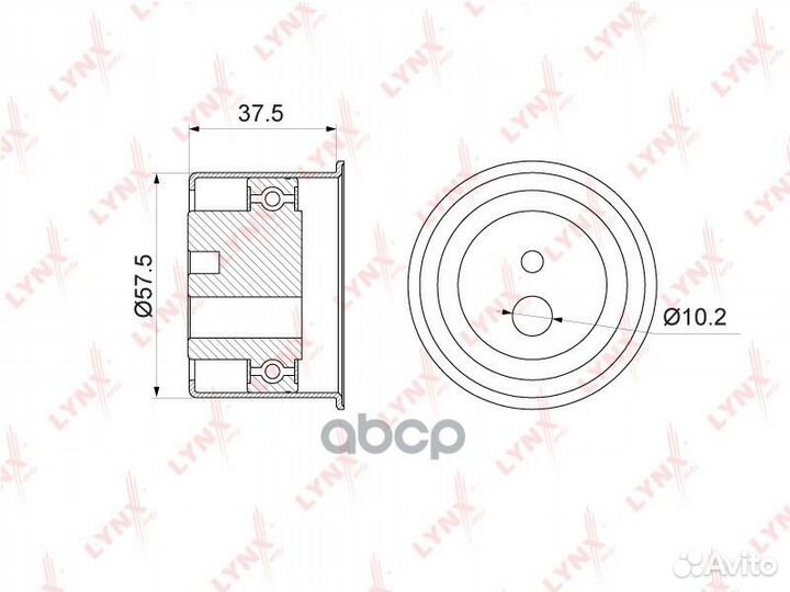 Ролик обводной ремня грм hyundai G6EA/G6BA/G6BV