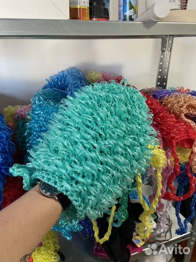 Мочалка ручной работы