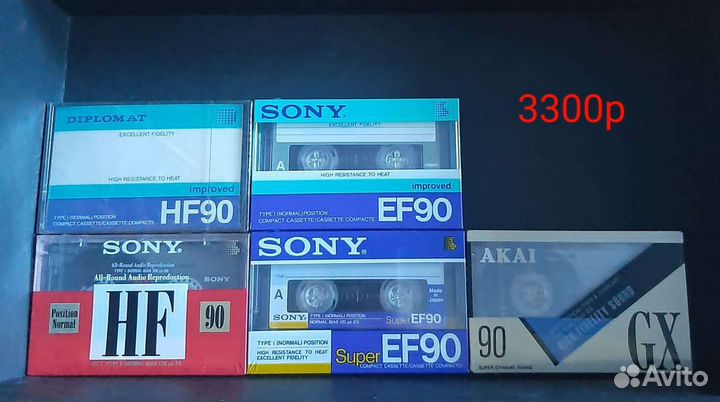 Аудиокассеты новые. sony,maxell, basf,akai