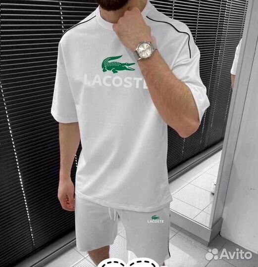 Мужской спортивный костюм с шортами Lacoste