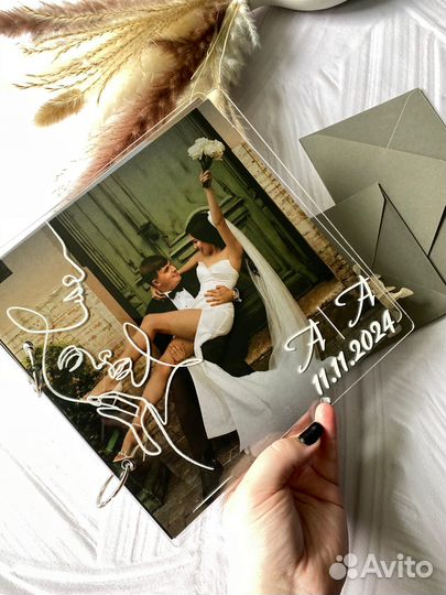 Прозрачный фотоальбом на заказ / Любой макет