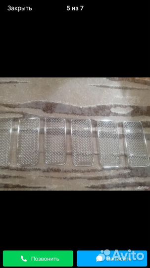 Хром сетки в решетку радиатора Jeep Grand Cherokee