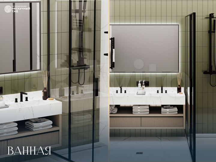 3-к. апартаменты, 64,4 м², 5/10 эт.