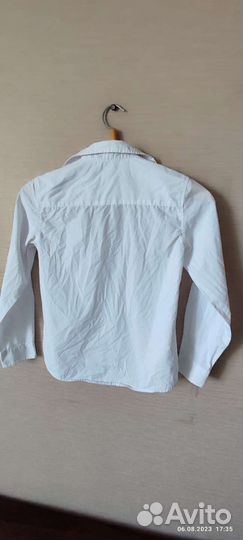 Рубашка белая для мальчика