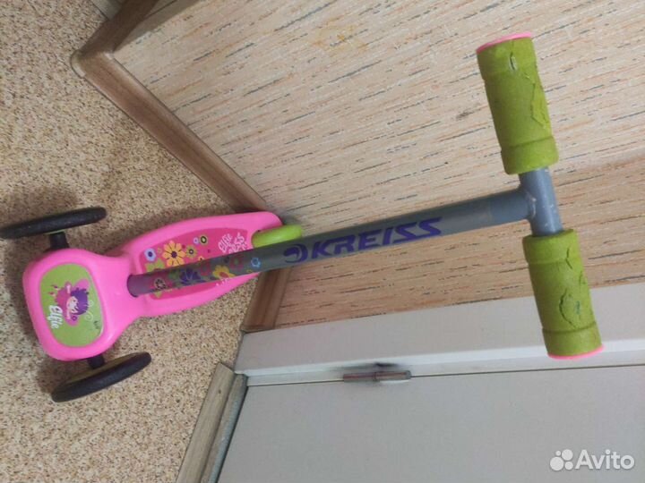 Самокат детский трехколесный бу