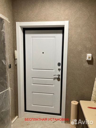 Новая входная дверь с бесплатной установкой