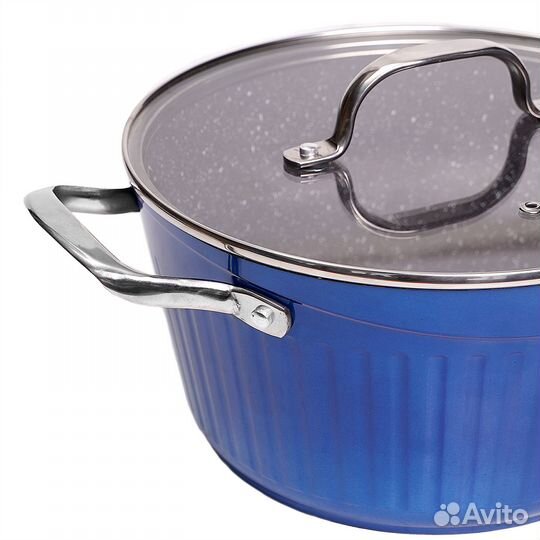 Набор посуды Galaxy Line GL9515, 5 предметов, сини