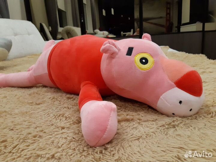 Мягкая игрушка Акула розовая пантера