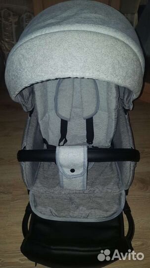 Коляска 2 в 1 индиго-шарлота