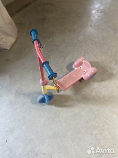 Самокат детский трехколесный бу