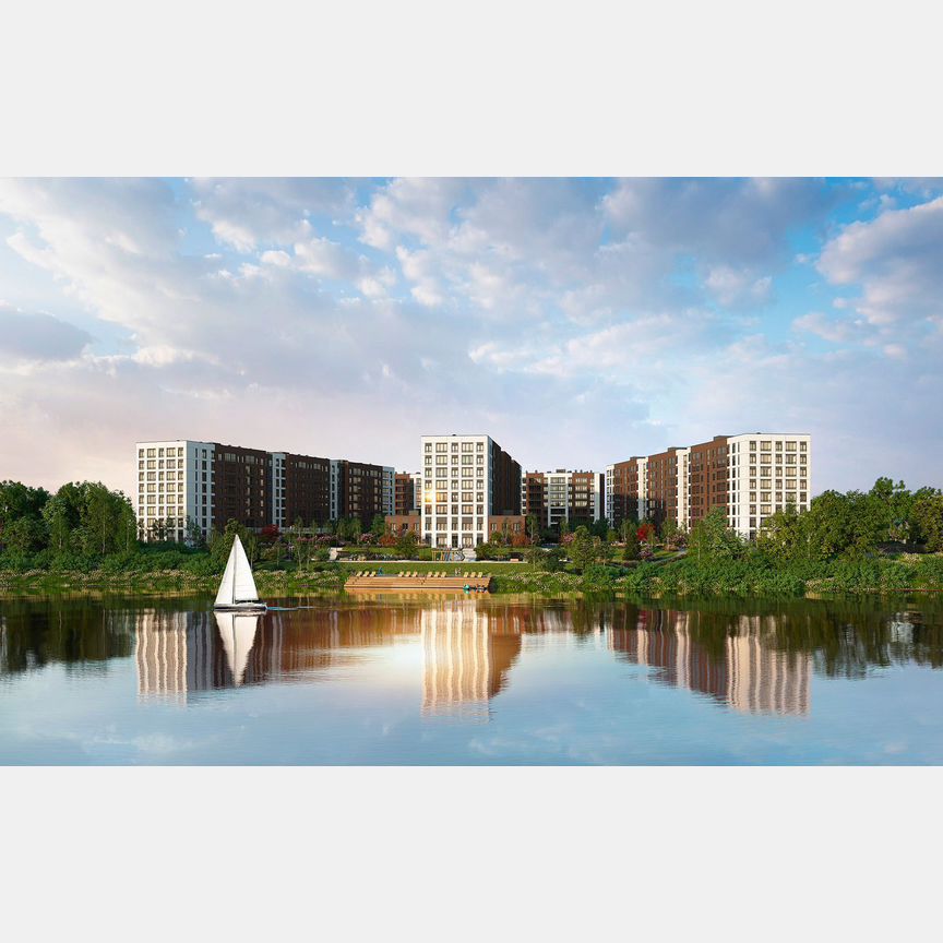 2-к. квартира, 52,2 м², 6/8 эт.