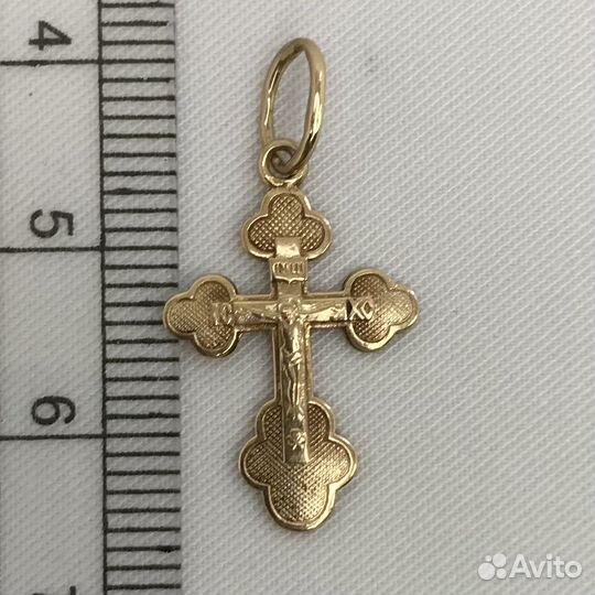 Крест золото 585 пробы №063278