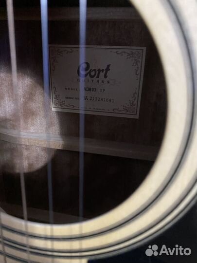 Акустическая гитара cort ad 810 op