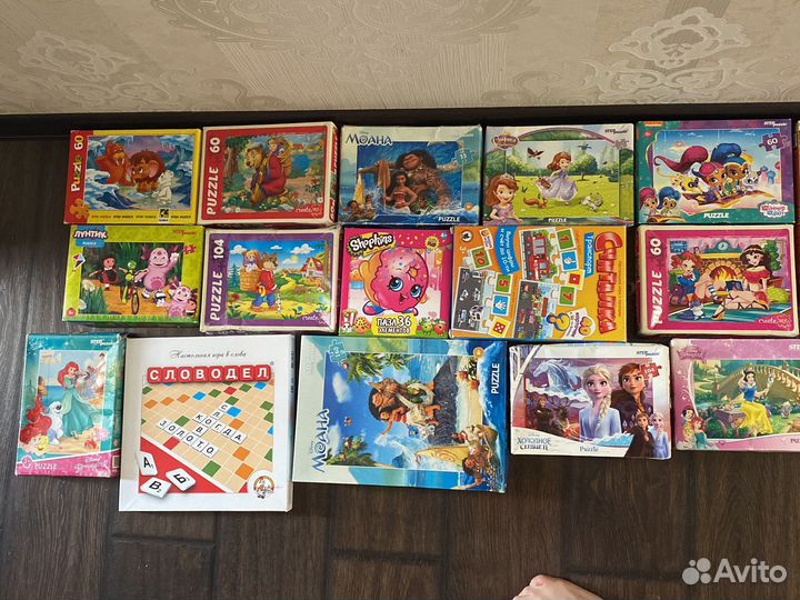 Пазлы для девочек