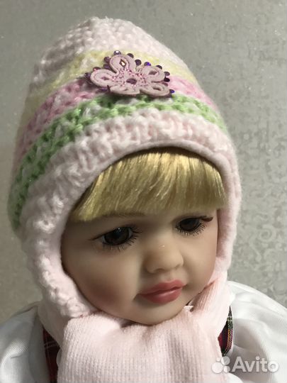 Шапка +шарфик, зимний набор