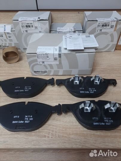 Колодки тормозные дисковые передние