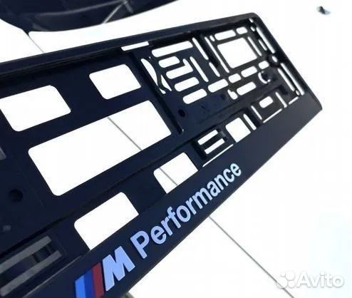 Рамки для номера автомобиля M Performance хром