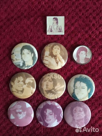 Майкл Джексон значки