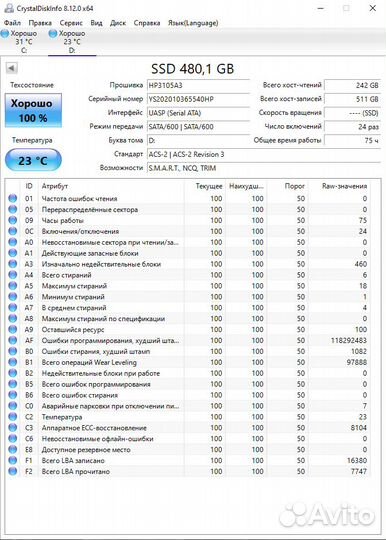 SSD WD Blue 480 Gb