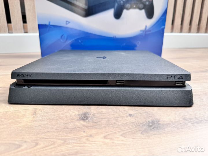 Sony playstation 4 slim 1tb + игры