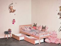 Детская кровать из массива сосны. Цвет на выбор