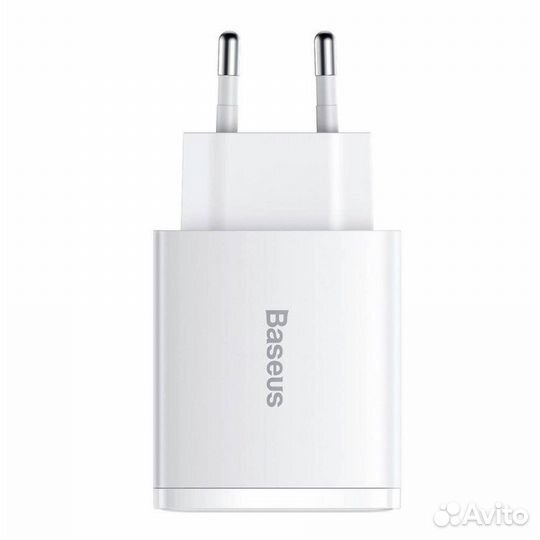 Сетевое зарядное устройство 2usb+type-c Baseus 30w