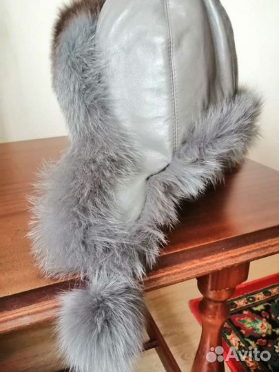 Шапка ушанка женская