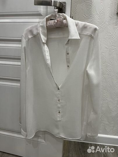 Блузка рубашка zara S