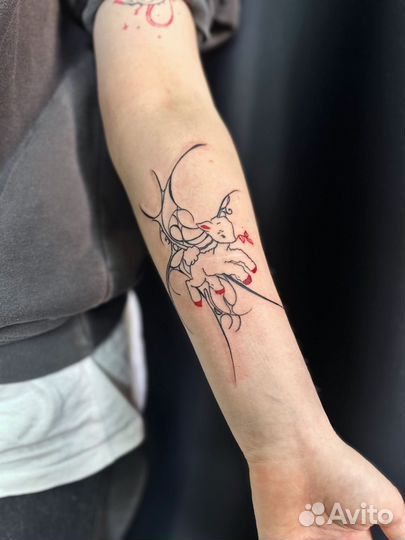 Модель на татуировку