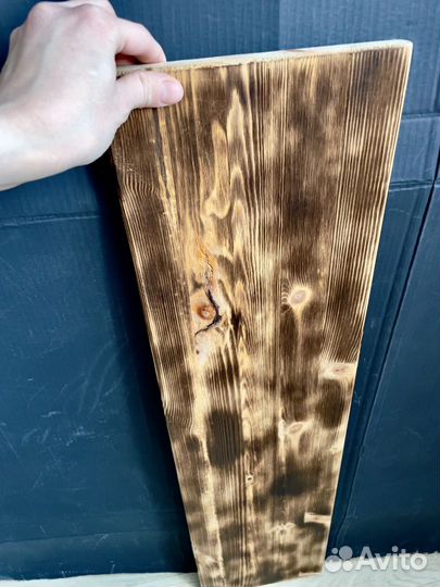 Доска обожженое дерево