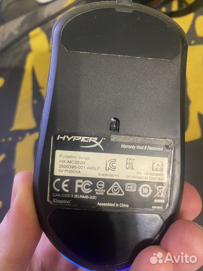 Мышь проводная HyperX Pulsefire Surge RGB