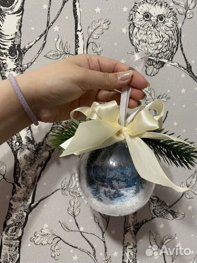 Новогодние шары с фотографией