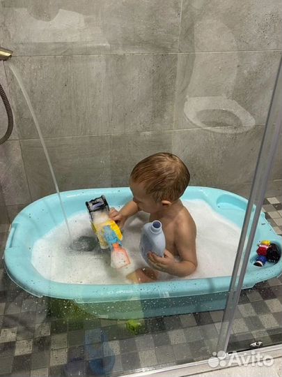Детская ванночка и матрасик для столика