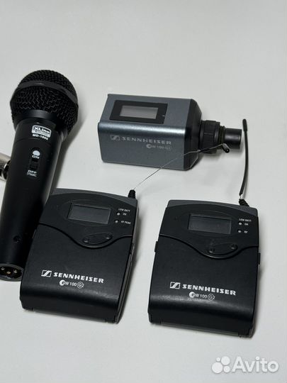 Sennheiser EW100 G2 комплект + G3 плагон и ручник