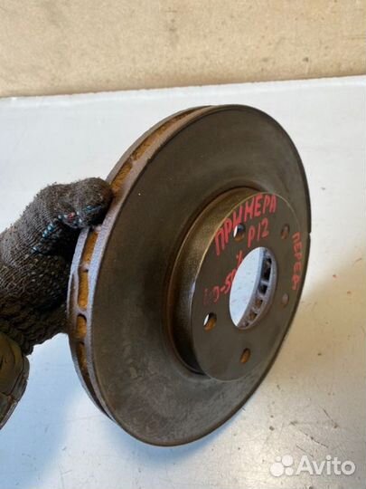 Тормозной диск передний Nissan Primera P12