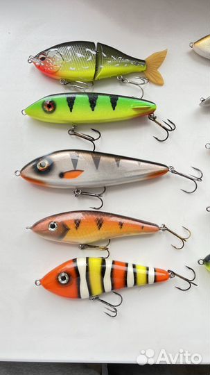 Джеркбейты Custom + Strike pro+Salmo+ Svartzonker