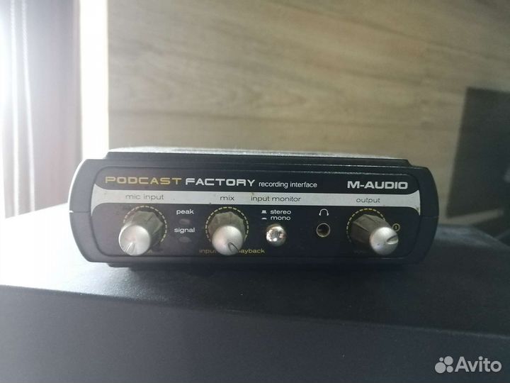 Внешняя звуковая карта usb m-audio podcast factory