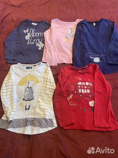 Одежда на девочку 4-5 лет пакетом
