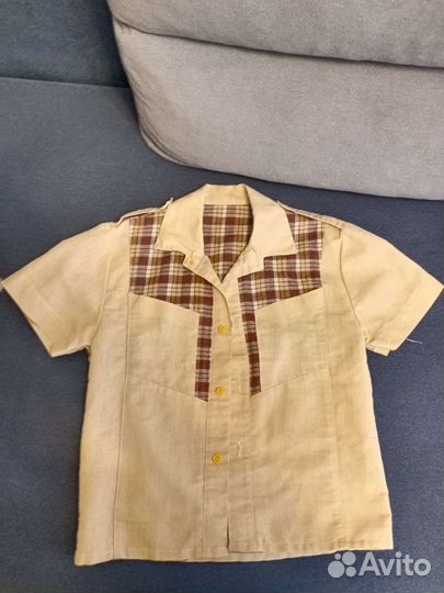 Рубашка на мальчика 110 116