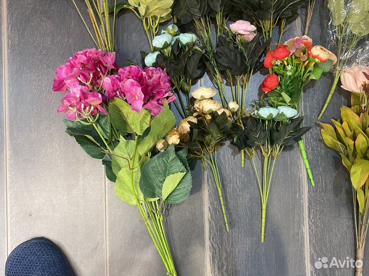 Искусственные цветы для декора