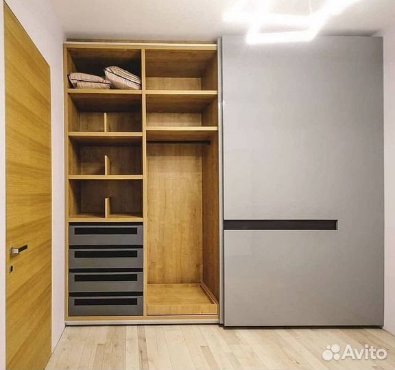 Гардеробные на заказ, системы хранения, шкафы