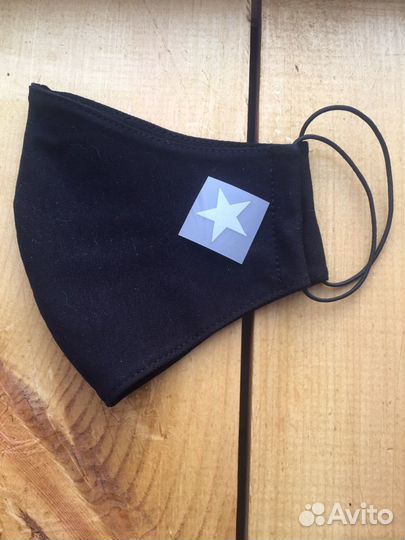 Маска защитная многоразовая из трикотажа