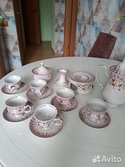 Чайно кофейный сервиз СССР