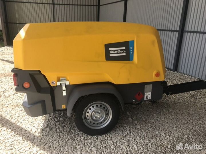Дизельный компрессор atlas copco xas 98
