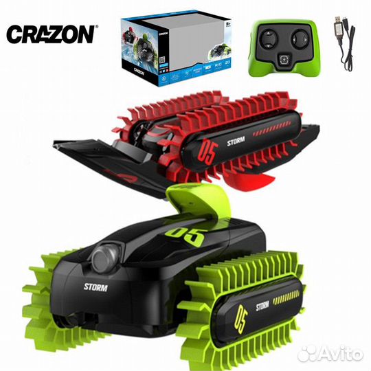 Радиоуправляемый вездеход-амфибия